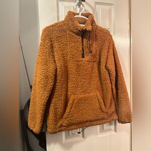 Coco brown sherpa pull over